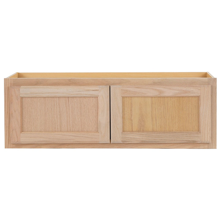 Opus Oak Brook 36-Inch Natural Unfinished Oak Wall Cabinet