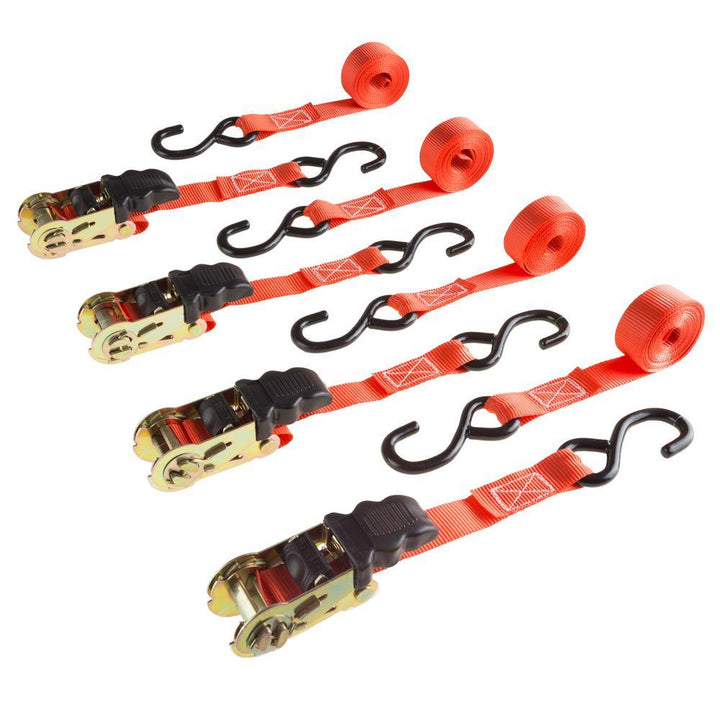 10 ft. x 6 in. Ratchet Tie Down Straps (4-Pack) - Super Arbor