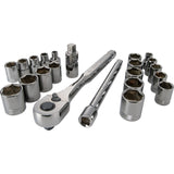 Craftsman 22 pc Metric and SAE Socket and Ratchet Set