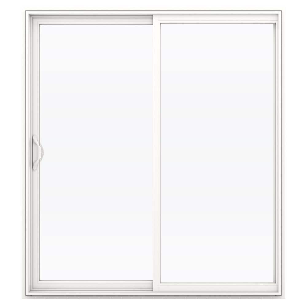 JELD-WEN 72-in x 96-in Vinyl Sliding, Left-hand sliding – primary product view