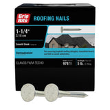Grip-Rite 1-1/4 in. Electro-Galvanized Roofing Nails (5 lb. Box, Approx. 978 Count)