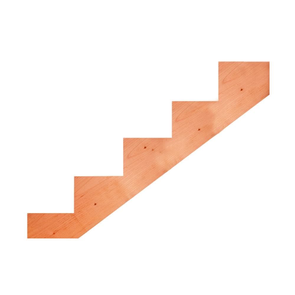 Redwood Wood Outdoor Stair Stringer