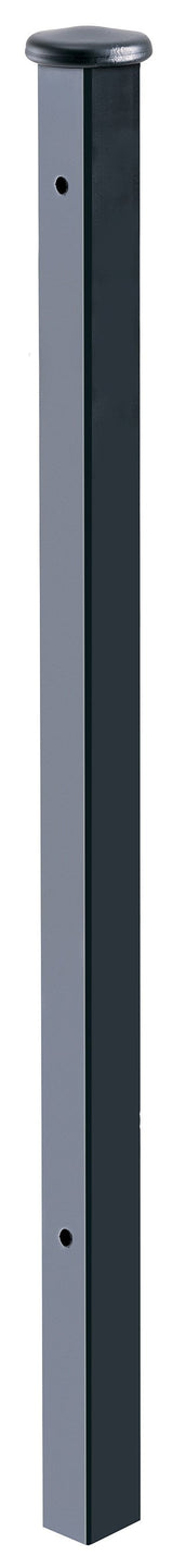 Gilpin Windsor 1.25-in x 1.25-in x 3-ft Black Metal Deck Post
