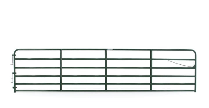 Tarter 4-ft H x 18-ft W Green Powder Over E-coat Steel Farm Corral Fence Gate