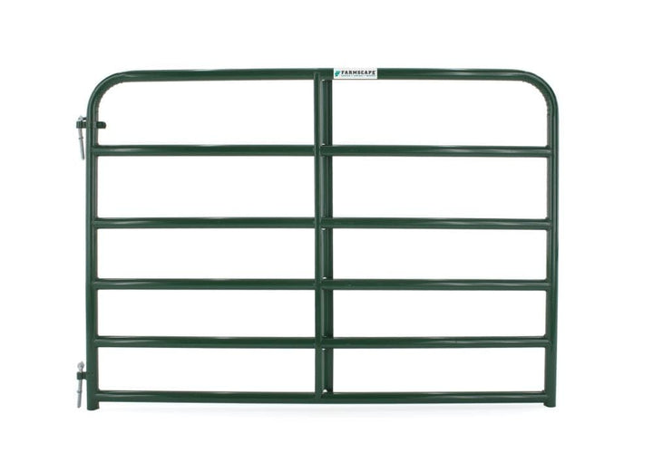 Tarter 4-ft H x 6-ft W Green Powder Over E-coat Steel Farm Corral Fence Gate