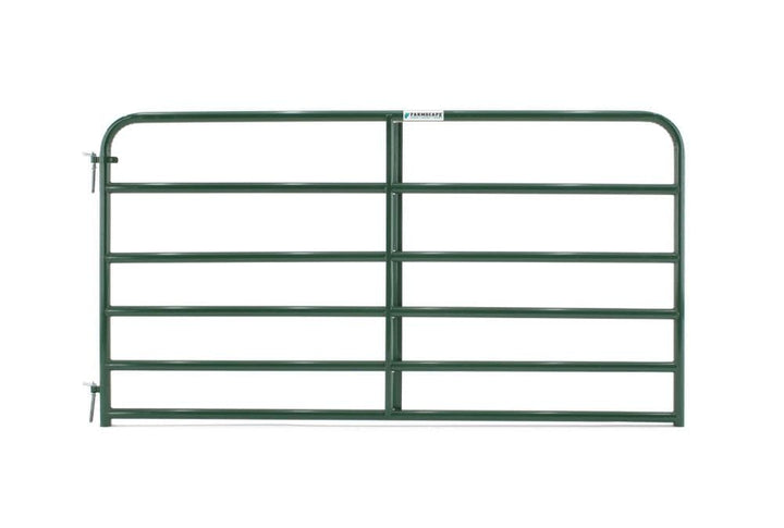 Tarter 4-ft H x 8-ft W Green Powder Over E-coat Steel Farm Corral Fence Gate