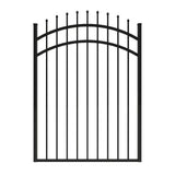 Ironcraft Orleans Black Powder-coated Aluminum Pressed-point Yard Fence Gate