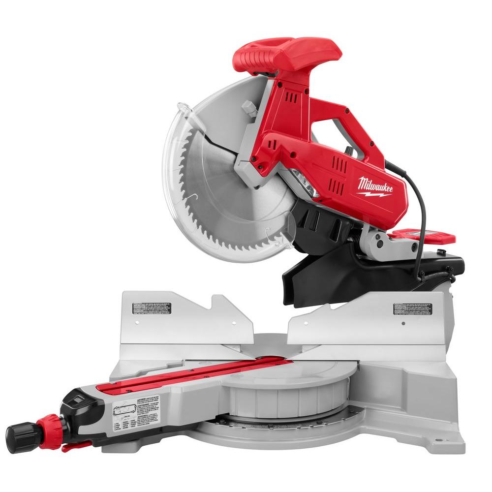 12 in. Dual Bevel Sliding Compound Miter Saw - Super Arbor
