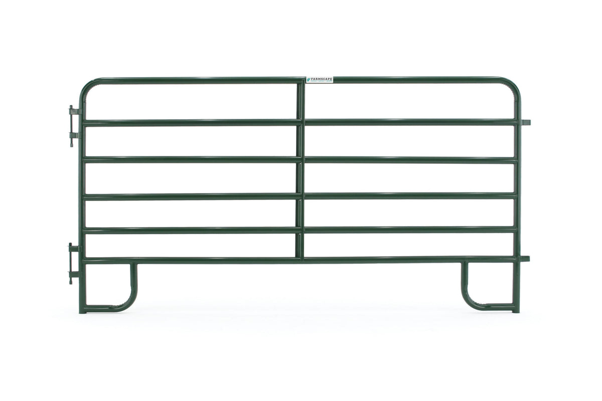 Tarter Corral panel 5-ft H x 10-ft W Steel-painted Steel Corral Flat-top Containment Fence Gate