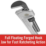 48 in. Model 848 Aluminum Straight Pipe Wrench - Super Arbor