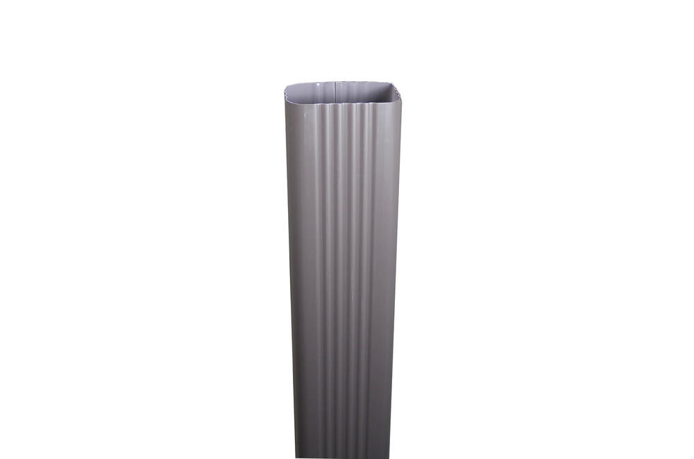 Gutterman’s Supply Corrugated Steel Downspout 2" x 3" - Musket Brown