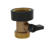 2-1/4 in. Solid Brass Hose Shut-Off - Super Arbor