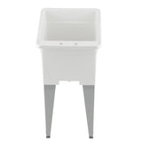 18 in. x 24 in. Plastic Utilatub Single Laundry Tub in White