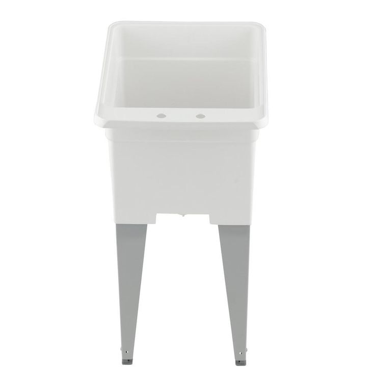 18 in. x 24 in. Plastic Utilatub Single Laundry Tub in White