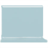 American Olean Matte Glacier Ceramic Cove Base Tile, 4-in x 4-in (Actual 4.25-in x 4.25-in)