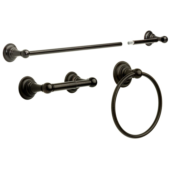 Delta 3-Piece Providence Venetian Bronze Decorative Bathroom Hardware Set