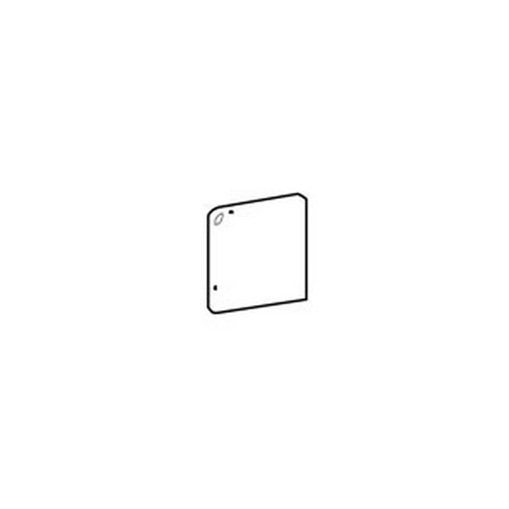American Olean Bright Ruby Red Ceramic Bullnose Corner Tile (2-in x 2-in)
