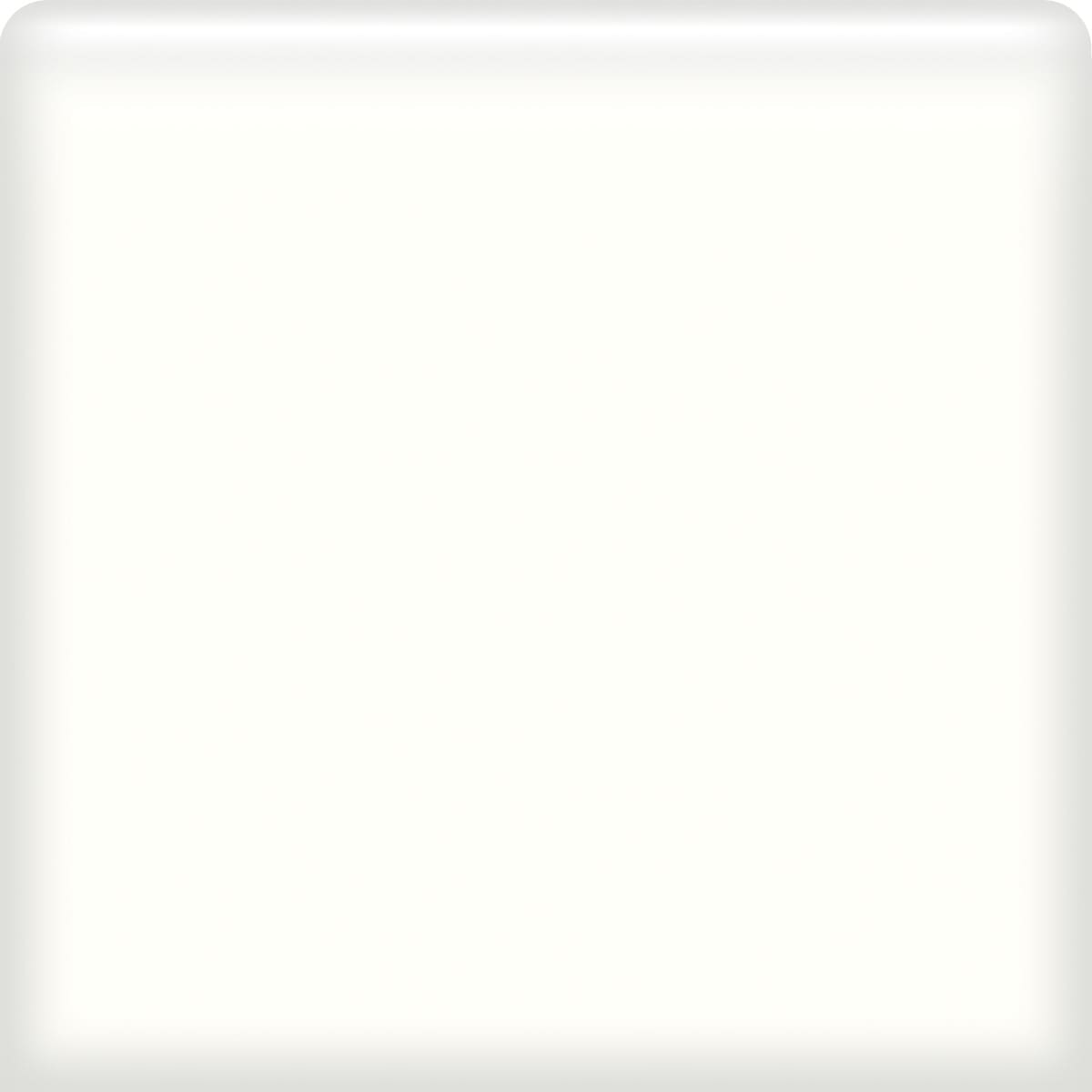 American Olean Bright Ice White Ceramic Bullnose Tile (6-in x 6-in)