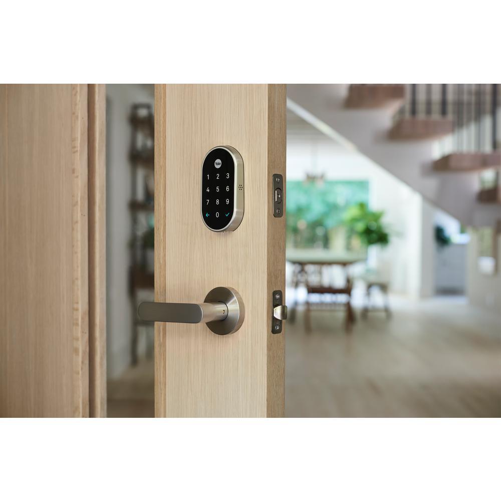 Nest x Yale Lock Satin Nickel with Google Nest Connect - Super Arbor