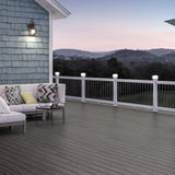 Deckorators 3/4-in x 26-in Black Aluminum Round Deck Baluster (10-Pack)