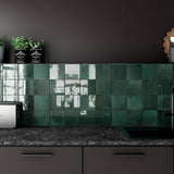 Cloe 5" x 5" Glossy Wall Tile in Green (10.83 SqFt/Ctn)