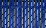Pexco 6-ft H x 1-in W Blue Hdpe Chain Link Fence Slat 82-Pack