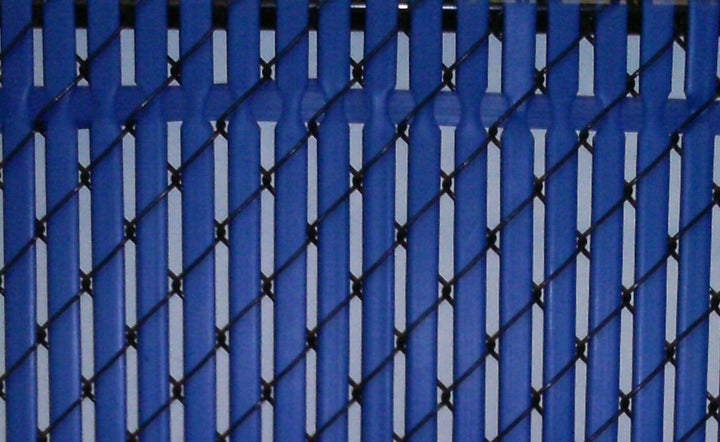 Pexco 6-ft H x 1-in W Blue Hdpe Chain Link Fence Slat 82-Pack