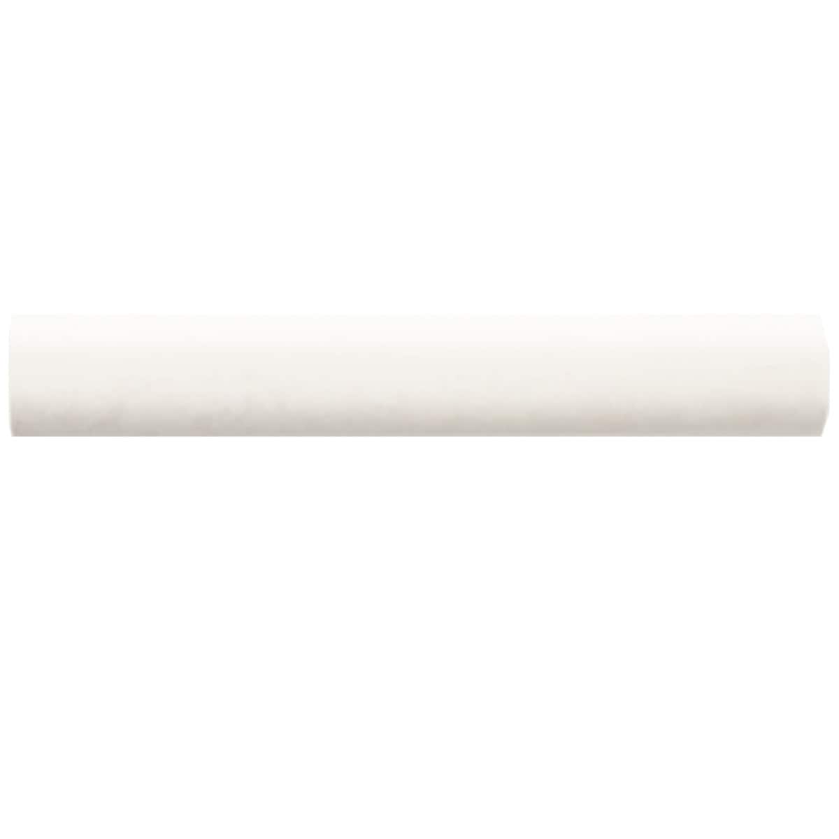 American Olean Bright White Ceramic Quarter Round Tile (1-in x 6-in)