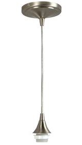 Portfolio Nickel Transitional Teardrop Pendant Light, Mix and Match Mini, 63-in Max Height