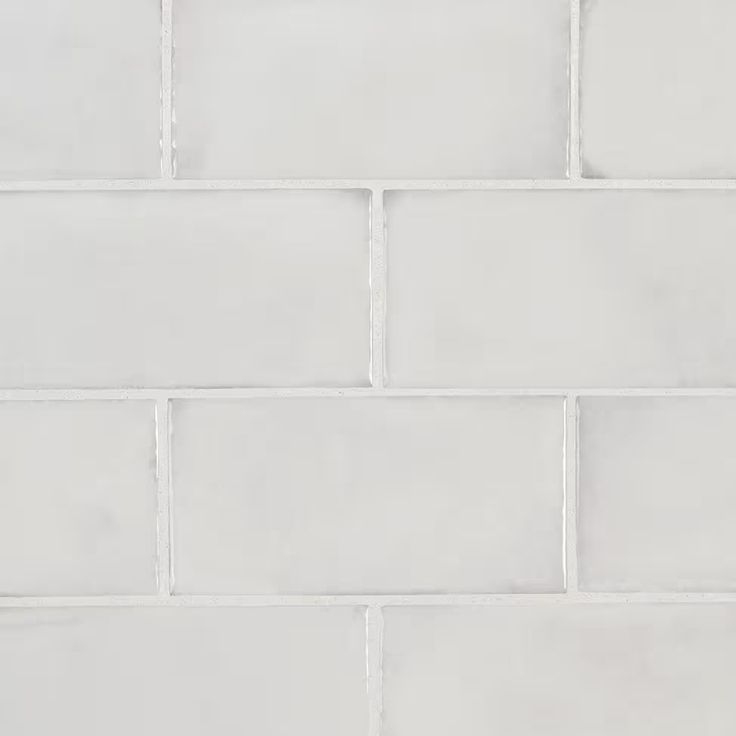 Blanco Rustico White 3 in. x 6 in. Glossy Ceramic Wall Tile (5.38 sq. ft./Case)