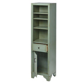 Hazelton 18 in. W x 15 in. D x 67-1/2 in. H Bathroom Linen Cabinet in Antique Green - Super Arbor