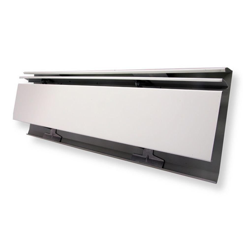 Fine/Line 30 4 ft. Hydronic Baseboard Heating Enclosure Only in Nu-White - Super Arbor