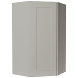 Shaker Assembled 24x30x12 in. Diagonal Corner Wall Kitchen Cabinet in Satin White