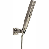 Zura 5-Spray 1.3 in. Single Wall Mount Handheld H2Okinetic Shower Head in Matte Black - Super Arbor