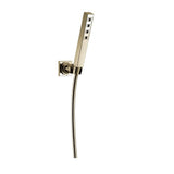 Ara 1-Spray 1.4 in. Single Wall Mount Handheld H2Okinetic Shower Head in Stainless - Super Arbor