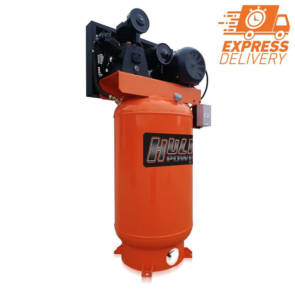 Industrial Series 80 Gal. 7.5 HP 2 Stage 1-Phase Stationary Electric Air Compressor - Super Arbor
