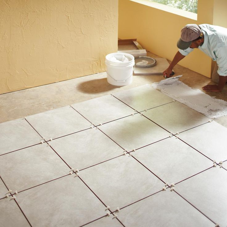 TrafficMaster Portland Stone Gray 18 in. x 18 in. Glazed Ceramic Floor and Wall Tile (17.44 sq. ft. / case)