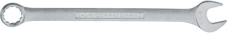 Craftsman 1-1/8 in. SAE Combination Wrench - Chrome Finish