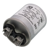 Nordyne 01-0023 capacitor - detail view (Voltage: 370V; MFD: 7.5)
