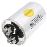 Nordyne 01-0026 capacitor - detail view (Voltage: 370V; MFD: 15)