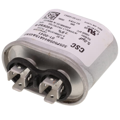 Nordyne 01-0041 capacitor - detail view (Voltage: 440v; Product Type: Capacitor)