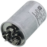 Nordyne 01-0084 capacitor - detail view (Voltage: 370V; MFD: 40/5)