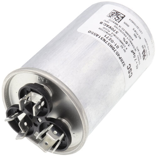 Nordyne 01-0271 capacitor - detail view (Voltage: 370V; Product Type: Capacitor)