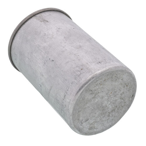 Nordyne 01-0273 capacitor - side view (Voltage: 370V; MFD: 50/7.5)