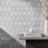 Tilebar Colorplay Steps Gray 4.5x18 3D Crackled Glossy Ceramic Tile