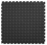 Blue Hawk 20.5-in x 20.5-in Dark Gray Coin PVC Interlocking Tile Multipurpose Flooring