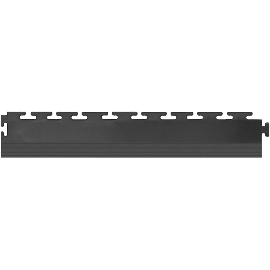 Blue Hawk 4-Pack 2.5-in x 20-in Dark Gray PVC Plastic Tile Multipurpose Flooring