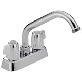 Peerless Chrome 2-Handle Deck-Mount Utility Faucet