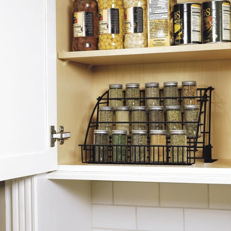 Rubbermaid 14.5-in W x 9-in H 3-Tier Mounted Metal Spice Rack