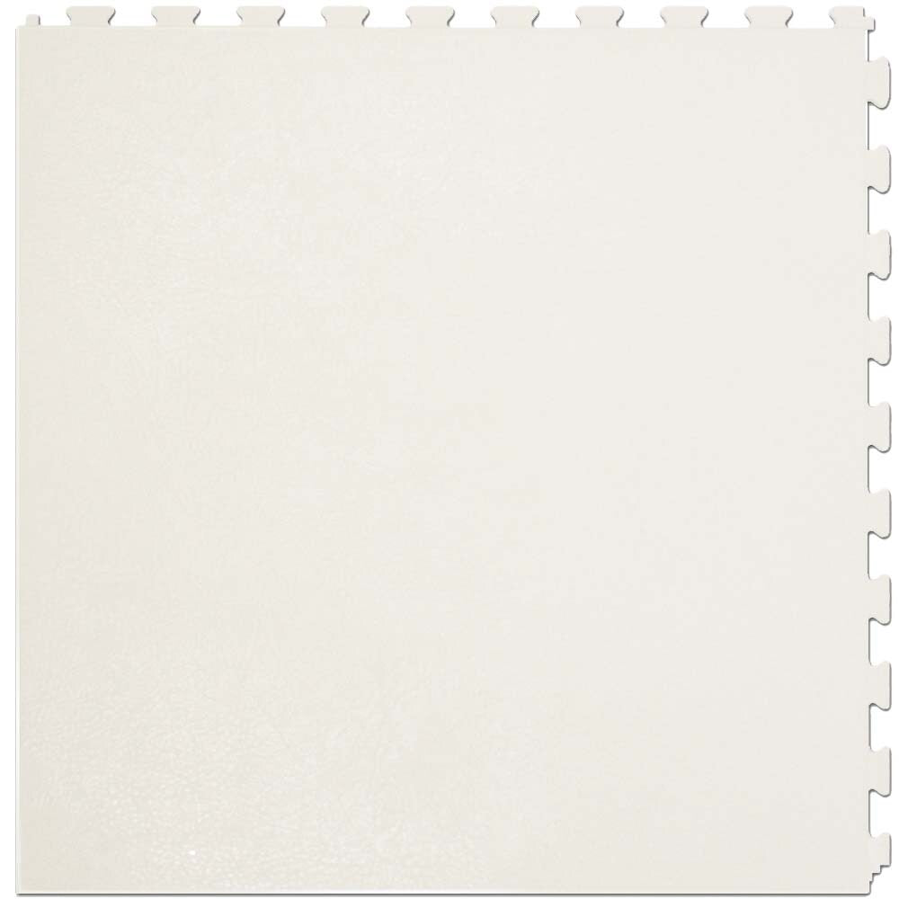 Perfection Floor Tile LeatherLook Interlocking Floor Tiles, 6-Pack, 20-in x 20-in x 0.25-in, Ostrich/Satin, Vinyl/Plastic